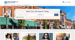 Desktop Screenshot of jobsinroanoke.com